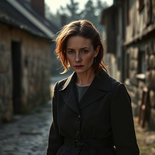 Image de Audrey Fleurot en tant que Hortense Larcher dans 'Un Village Franäais'.
