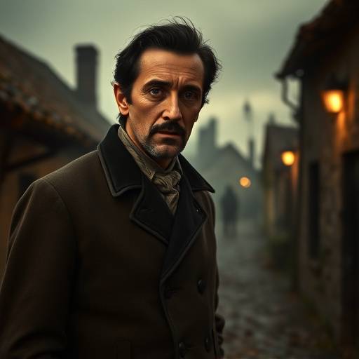 Image de Jean-Hugues Anglade en tant que Jean Marchetti dans 'Un Village Franäais'.
