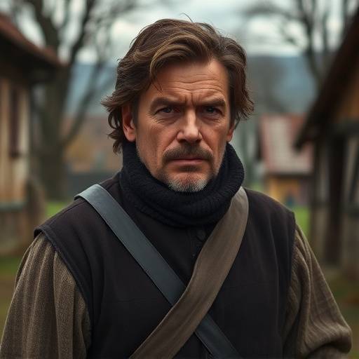 Image de Robin Renucci en tant que Henri De Kervern dans 'Un Village Franäais'.
