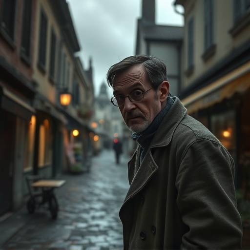 Image de Thierry Godard en tant que Raymond Schwartz dans 'Un Village Franäais'.