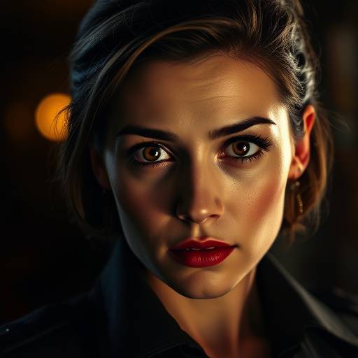Portrait de Léa Delorme, actrice principale dans le rôle de l'inspectrice Marion Derval.